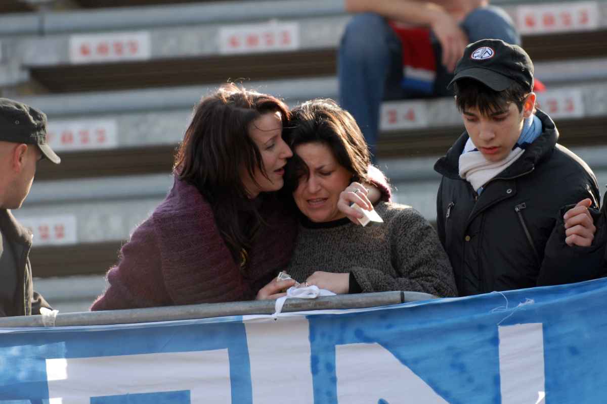 Tifosi in lacrime scomparso Toto' D'Amato