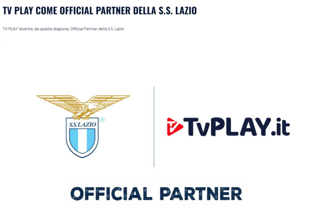 TvPlay partnership Lazio