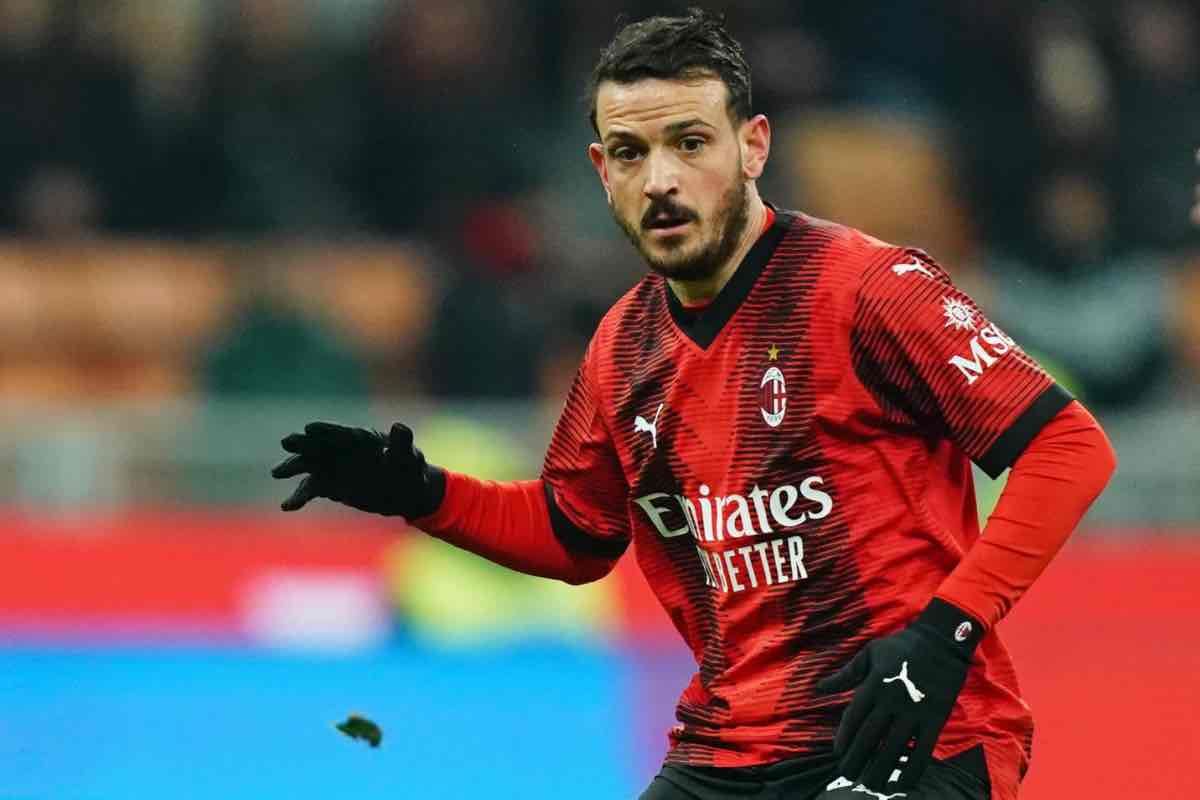 Alessandro Florenzi in azione in campo 