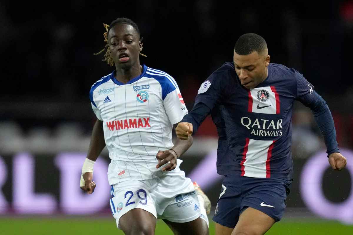 Ismaël Doukouré in azione