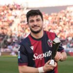 Orsolini con il premio MVP