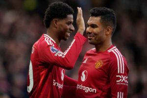 Marcus Rashford e Casemiro