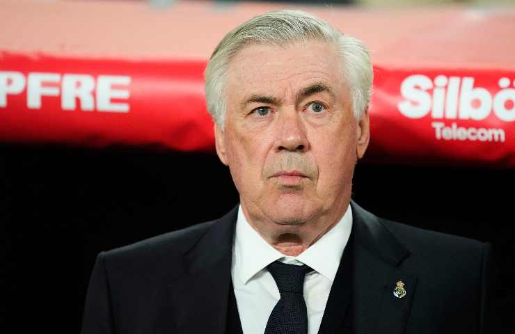 Carlo Ancelotti in primo piano