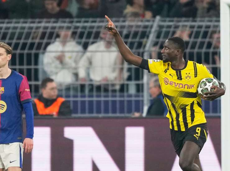 Guirassy esulta dopo un gol