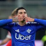 Da Cunha esulta dopo un gol