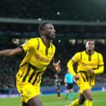 Guirassy esulta dopo un gol