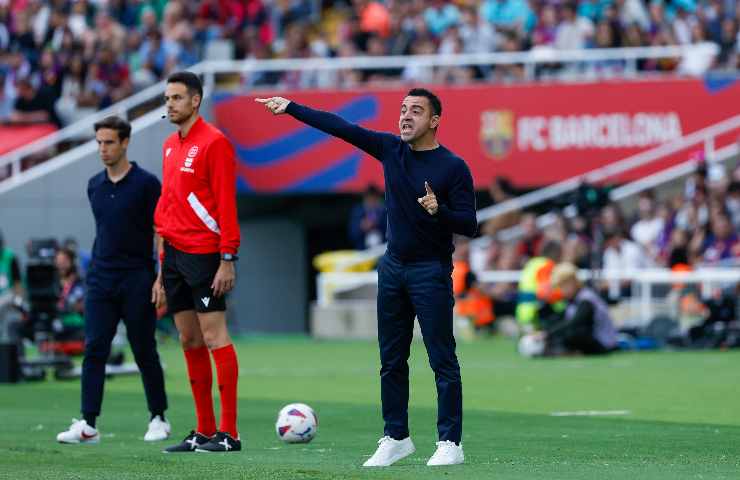 Xavi dà indicazioni
