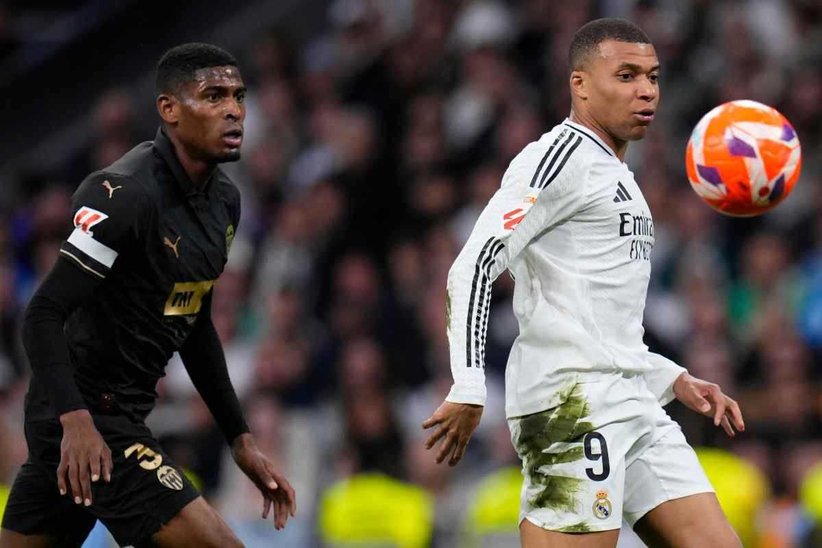 Mosquera con Mbappe