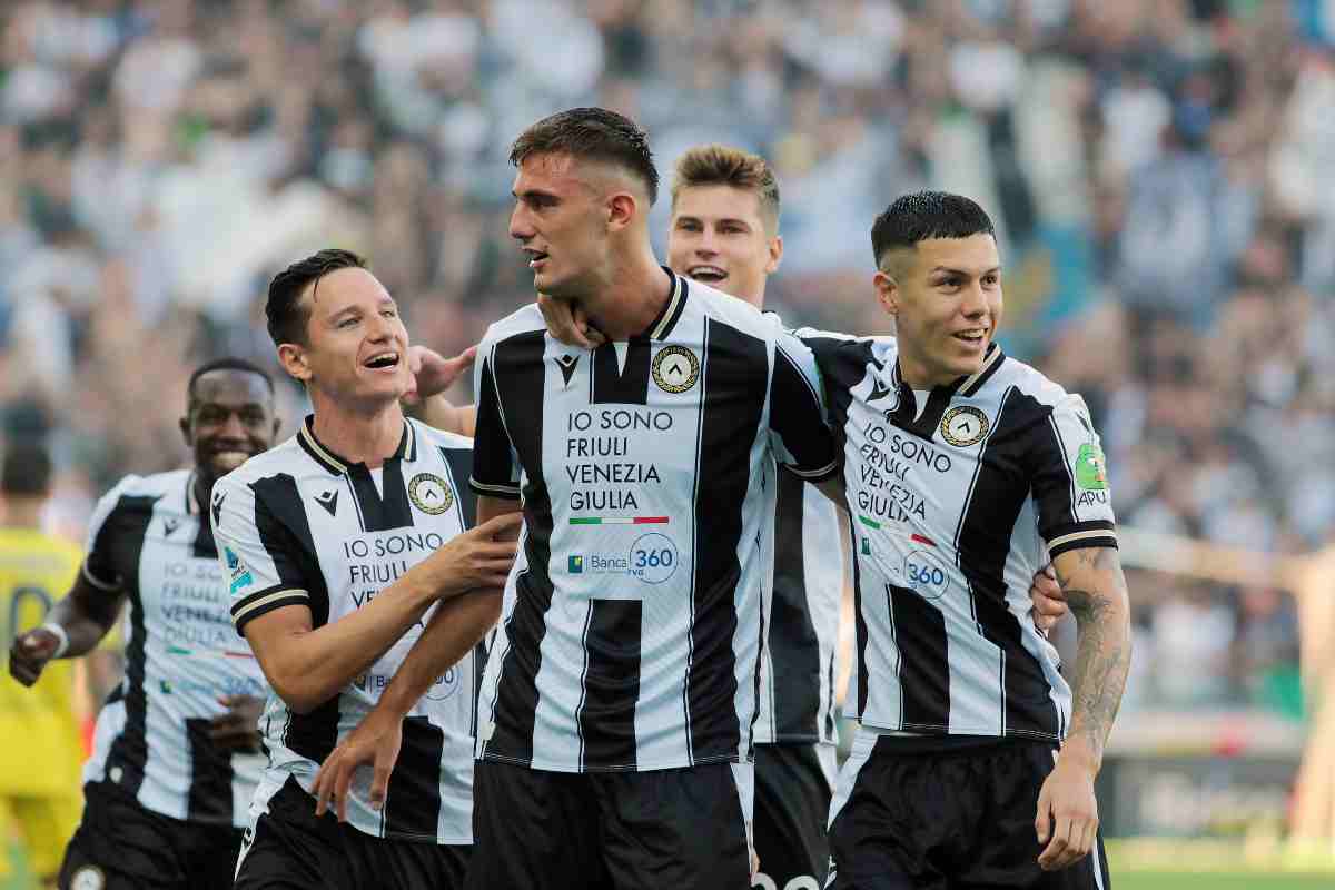 Udinese esultanza